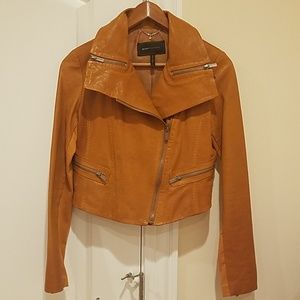 BCBG Leather Jacket CUTE!!